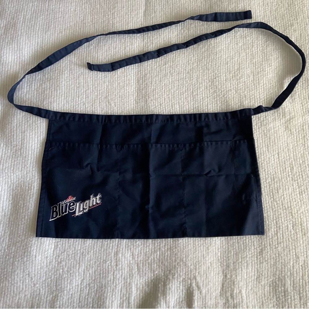 Labatt Blue Light Branded Waitstaff Waist Apron - Navy